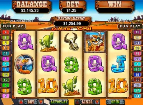 Coyote Cash - RTG Progressive Slot